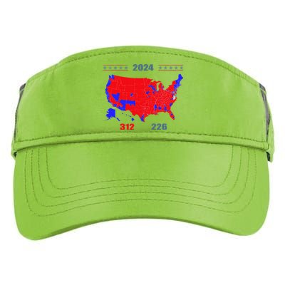 2024 Electoral Map Trump 312 Red 2024 Election Results Map Adult Drive Performance Visor