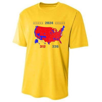 2024 Electoral Map Trump 312 Red 2024 Election Results Map Performance Sprint T-Shirt