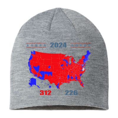 2024 Electoral Map Trump 312 Red 2024 Election Results Map Sustainable Beanie