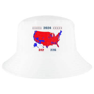 2024 Electoral Map Trump 312 Red 2024 Election Results Map Cool Comfort Performance Bucket Hat