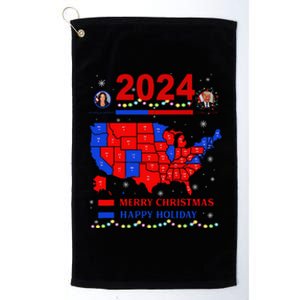 2024 Electoral Map Merry Christmas Trump Landslide Holiday Platinum Collection Golf Towel