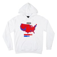 2024 Electoral Map Trump 312 Red 2024 Election Results Map Hoodie