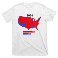 2024 Electoral Map Trump 312 Red 2024 Election Results Map T-Shirt