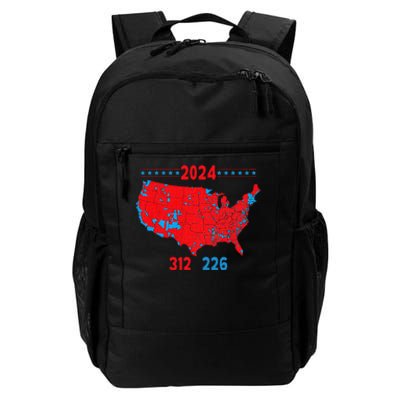 2024 Electoral Map Trump 312 Red 2024 Election Results Map Daily Commute Backpack