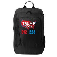 2024 Electoral Map Trump 312 Red Election 2024 Results Map City Backpack