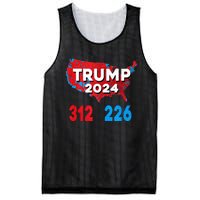 2024 Electoral Map Trump 312 Red Election 2024 Results Map Mesh Reversible Basketball Jersey Tank