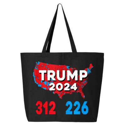 2024 Electoral Map Trump 312 Red Election 2024 Results Map 25L Jumbo Tote