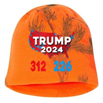 2024 Electoral Map Trump 312 Red Election 2024 Results Map Kati - Camo Knit Beanie