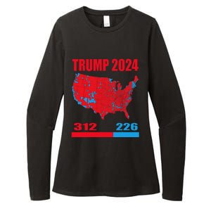 2024 Electoral Map Trump 312 Red 2024 Election Results Map Womens CVC Long Sleeve Shirt