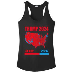 2024 Electoral Map Trump 312 Red 2024 Election Results Map Ladies PosiCharge Competitor Racerback Tank