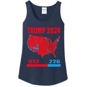 2024 Electoral Map Trump 312 Red 2024 Election Results Map Ladies Essential Tank