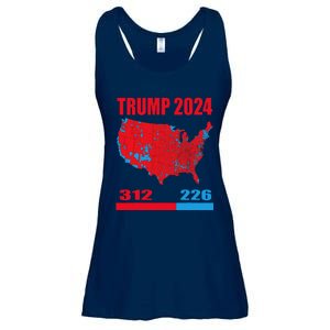 2024 Electoral Map Trump 312 Red 2024 Election Results Map Ladies Essential Flowy Tank