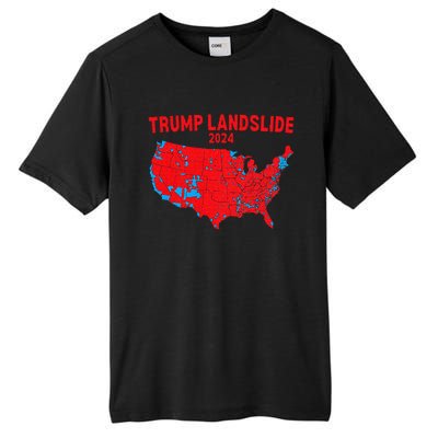 2024 Electoral Map Trump Landslide Red Election Map Tall Fusion ChromaSoft Performance T-Shirt