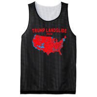 2024 Electoral Map Trump Landslide Red Election Map Mesh Reversible Basketball Jersey Tank