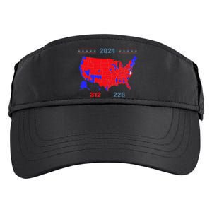 2024 Electoral Map Trump 312 Red 2024 Election Results Map Adult Drive Performance Visor