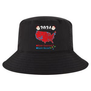 2024 Electoral Map Merry Christmas Trump Xmas Cool Comfort Performance Bucket Hat