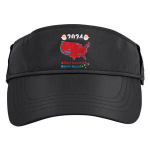 2024 Electoral Map Merry Christmas Trump Xmas Adult Drive Performance Visor