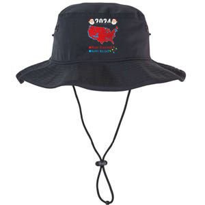 2024 Electoral Map Merry Christmas Trump Xmas Legacy Cool Fit Booney Bucket Hat