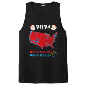 2024 Electoral Map Merry Christmas Trump Xmas PosiCharge Competitor Tank