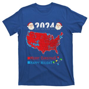 2024 Electoral Map Merry Christmas Trump Xmas T-Shirt