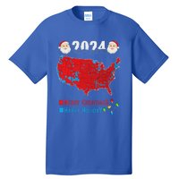 2024 Electoral Map Merry Christmas Trump Xmas Tall T-Shirt