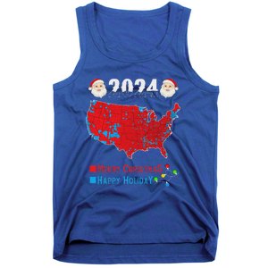 2024 Electoral Map Merry Christmas Trump Xmas Tank Top