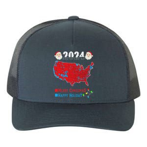 2024 Electoral Map Merry Christmas Trump Xmas Yupoong Adult 5-Panel Trucker Hat