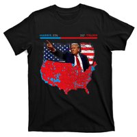 2024 Electoral Map Trump 312 Red 2024 Election Results Map T-Shirt