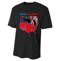 2024 Electoral Map Trump 312 Red 2024 Election Results Map Performance Sprint T-Shirt