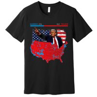 2024 Electoral Map Trump 312 Red 2024 Election Results Map Premium T-Shirt