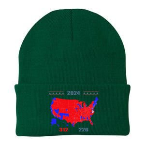 2024 Electoral Map Trump 312 Red 2024 Election Results Map Knit Cap Winter Beanie