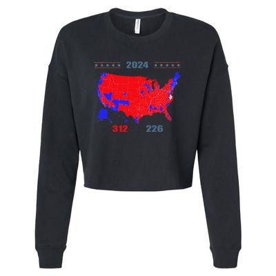 2024 Electoral Map Trump 312 Red 2024 Election Results Map Cropped Pullover Crew