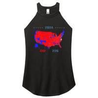 2024 Electoral Map Trump 312 Red 2024 Election Results Map Women's Perfect Tri Rocker Tank