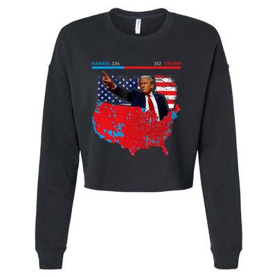 2024 Electoral Map Trump 312 Red 2024 Election Results Map Cropped Pullover Crew