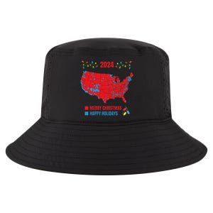 2024 Electoral Map Merry Christmas Trump Landslide Holiday Cool Comfort Performance Bucket Hat