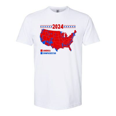 2024 Electoral Map America Dumfuckistan Election Humor Softstyle® CVC T-Shirt