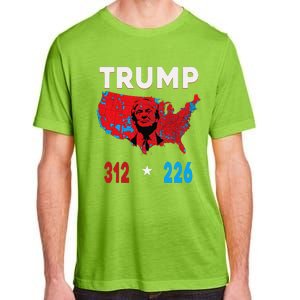 2024 Electoral Map Trump 312 Red Election 2024 Results Map Adult ChromaSoft Performance T-Shirt