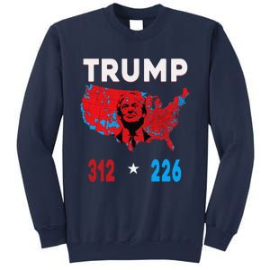 2024 Electoral Map Trump 312 Red Election 2024 Results Map Sweatshirt