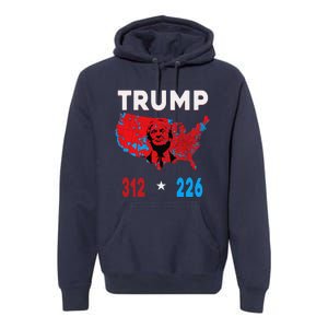 2024 Electoral Map Trump 312 Red Election 2024 Results Map Premium Hoodie