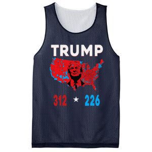 2024 Electoral Map Trump 312 Red Election 2024 Results Map Mesh Reversible Basketball Jersey Tank