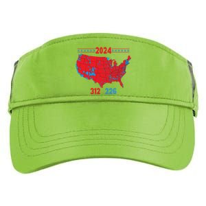 2024 Electoral Map Trump 312 Red 2024 Election Results Map Gift Adult Drive Performance Visor