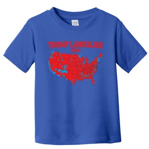 2024 Electoral Map Trump Landslide Red Election Map Gift Toddler T-Shirt