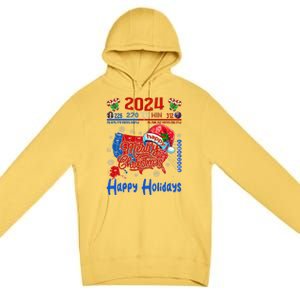 2024 Electoral Map Merry Christmas Trump Landslide Holiday Premium Pullover Hoodie