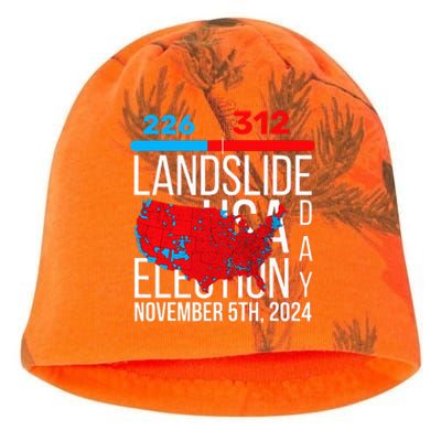 2024 Electoral Map Final Votes 312 Trump Landslide Kati - Camo Knit Beanie