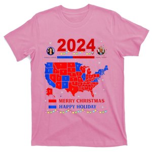 2024 Electoral Map Merry Christmas Trump Landslide Holiday T-Shirt