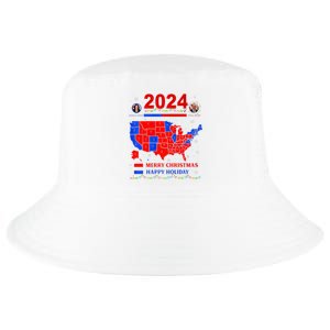 2024 Electoral Map Merry Christmas Trump Landslide Holiday Cool Comfort Performance Bucket Hat