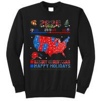 2024 Electoral Map Merry Christmas Trump Landslide Holiday Sweatshirt