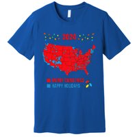 2024 Electoral Map Merry Christmas Trump Landslide Premium T-Shirt