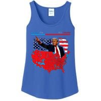 2024 Electoral Map Trump 312 Red 2024 Election Results Map Ladies Essential Tank