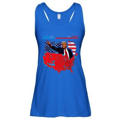 2024 Electoral Map Trump 312 Red 2024 Election Results Map Ladies Essential Flowy Tank